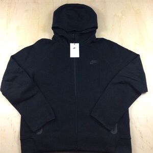 Nike Tech Fleece Full Zip Hoodie Black Mens XL NWT FB7921-010